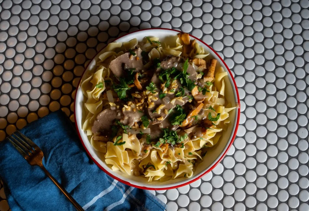 Creamy Lengua and Mushrooms | Carnation Farms Lengua in Creamy Mushroom Sauce